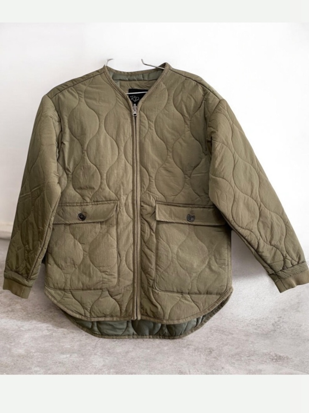 NWOT RD Style Olive Quilted Dolman Jacket Size XS|TP